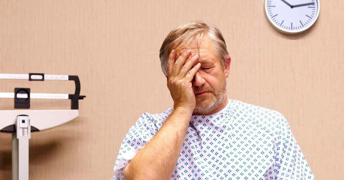 patient with prostatitis symptoms